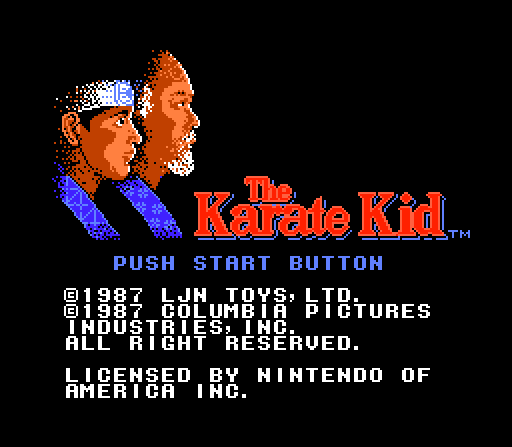 The Karate Kid screenshot 3 for NES
